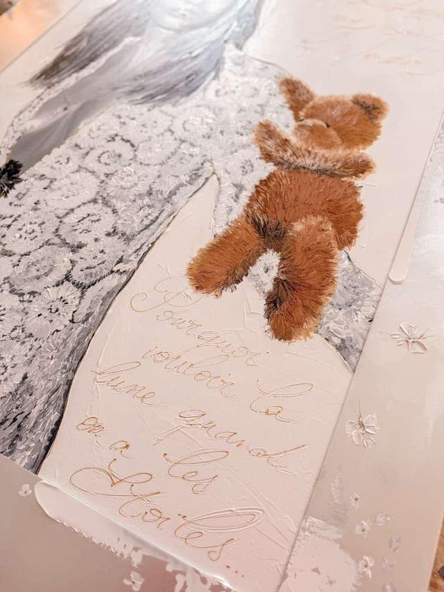 Painting close-up detail